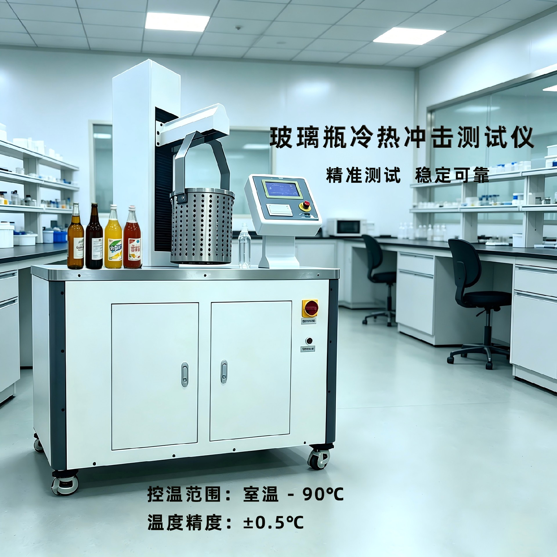 玻璃瓶冷熱沖擊測試儀源頭廠家｜國標合規，一站式質檢設備定制供應